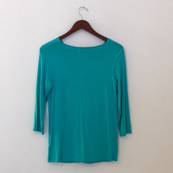 TIFFANY BLUE DETAILED TOP! - Picture 2 of 2